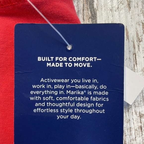 Marika NWT Cayene Red 7” Athletic Bike Shorts Size Small - Picture 3 of 9